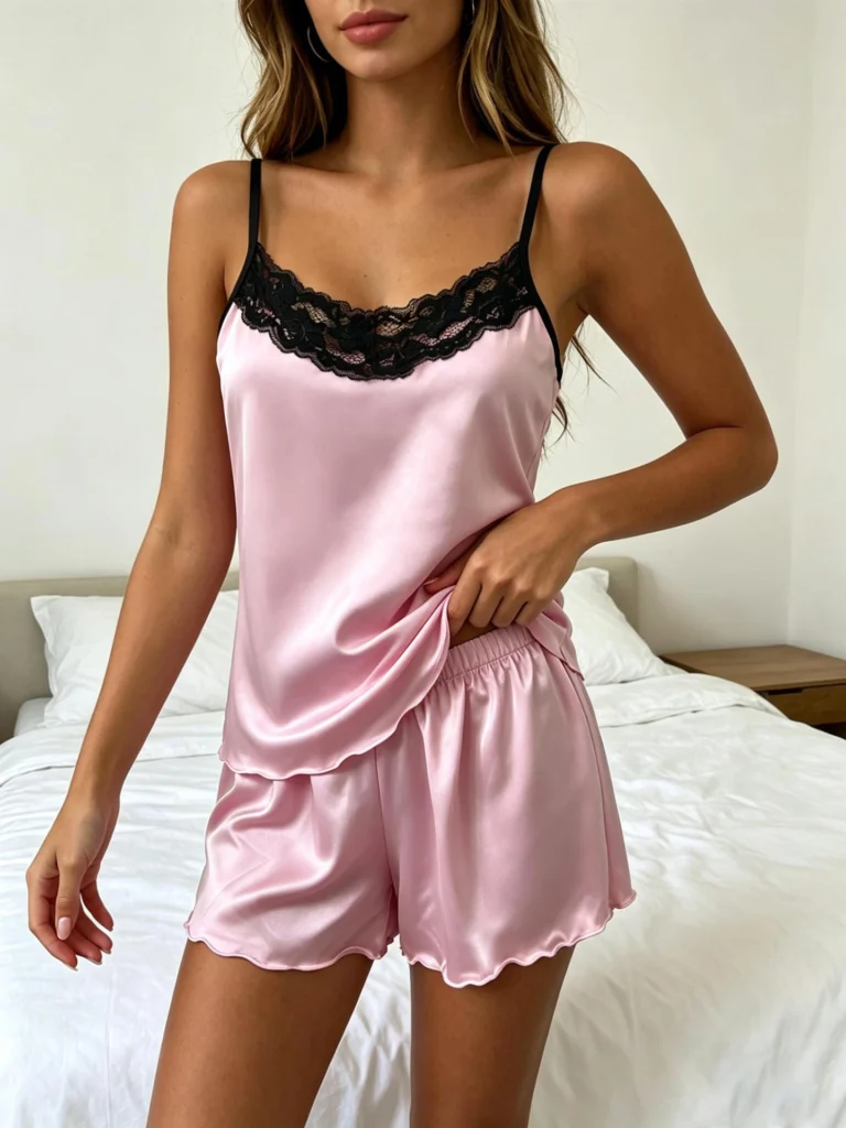 Lace Camisole Pajama Set