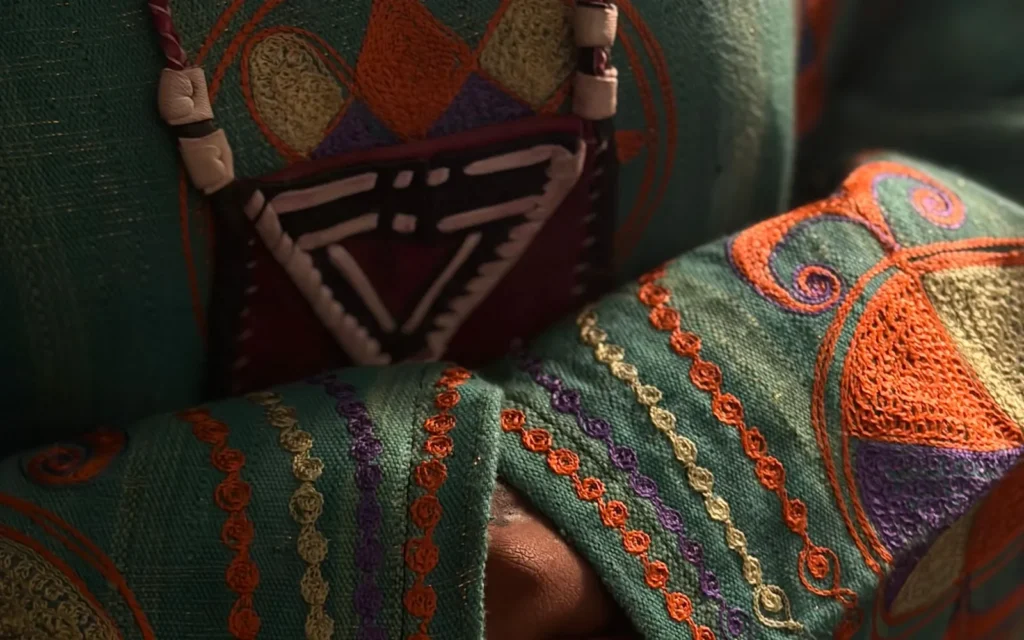Detailed garment embroidery and decorative trim