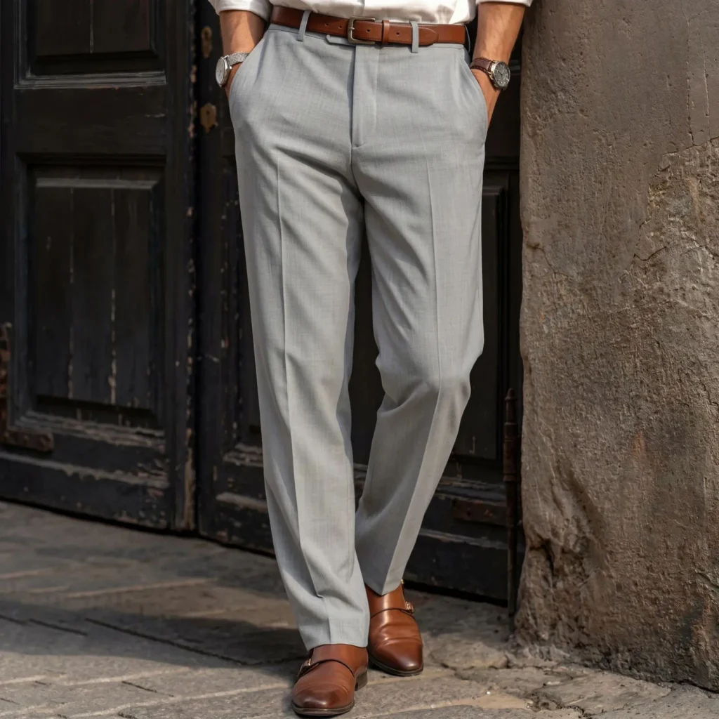 Men’s Classic Straight-Leg Dress Pants