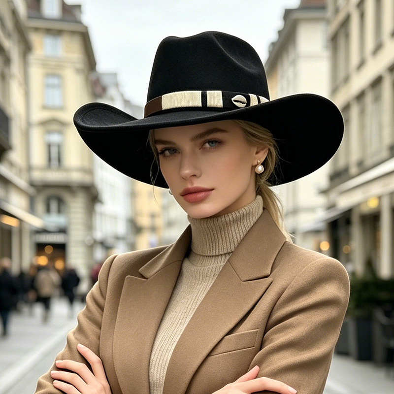 Buckle-Band Cowboy Hat