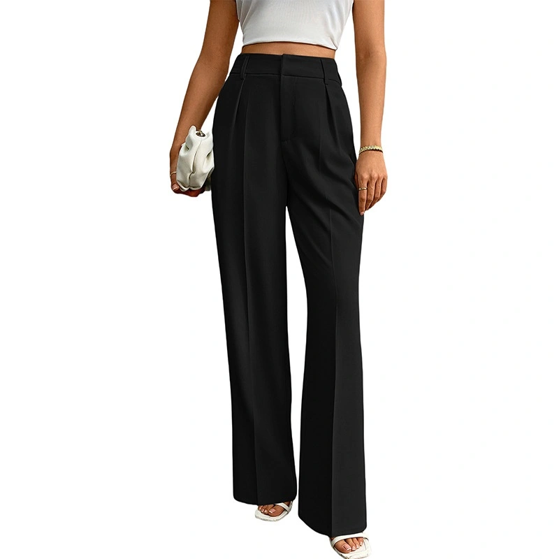 High-Waist Tailored Trousers
